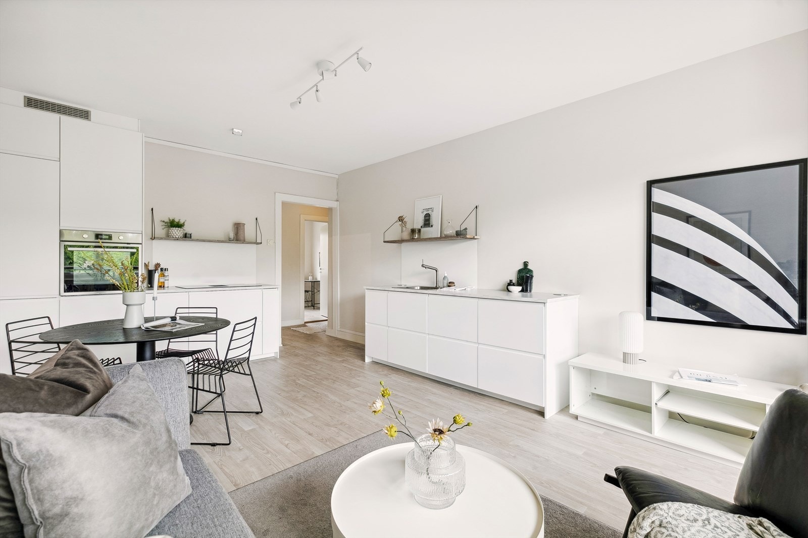 Åpen stue-/kjøkkenløsning Galleribilde