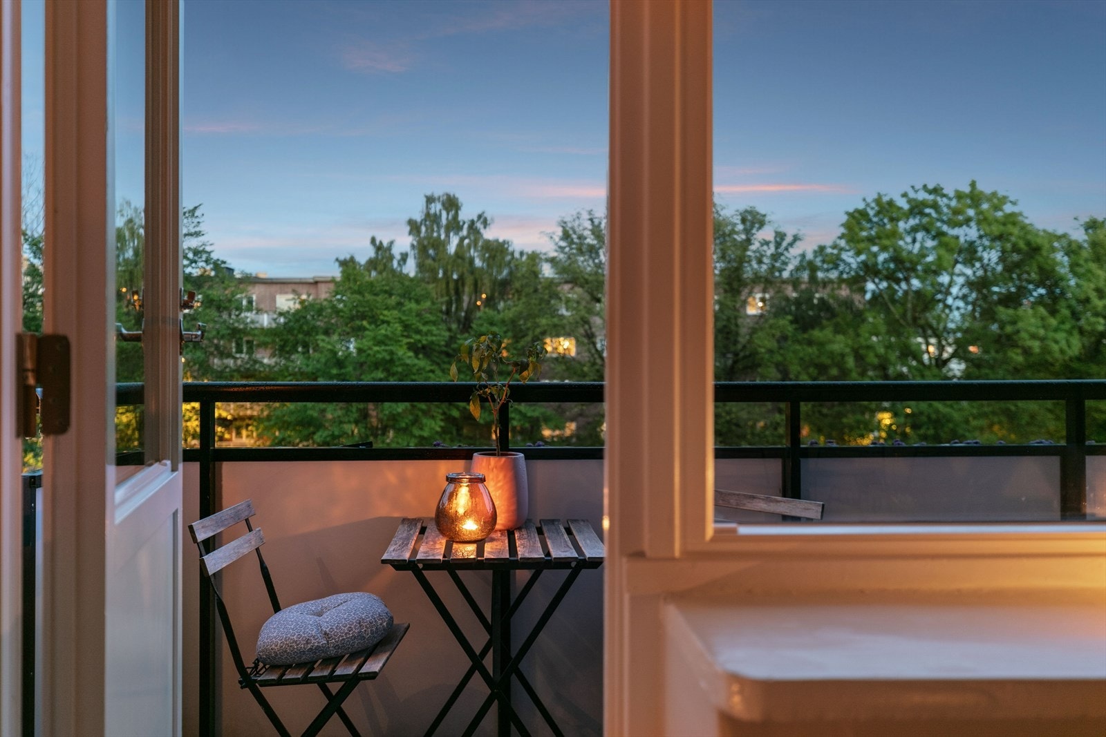 Fint utsyn fra stuen Galleribilde