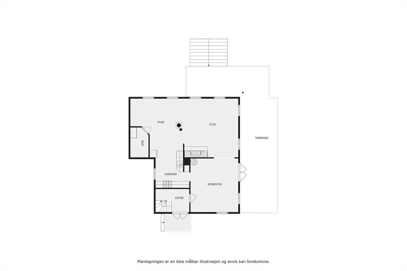 Plantegning Galleribilde