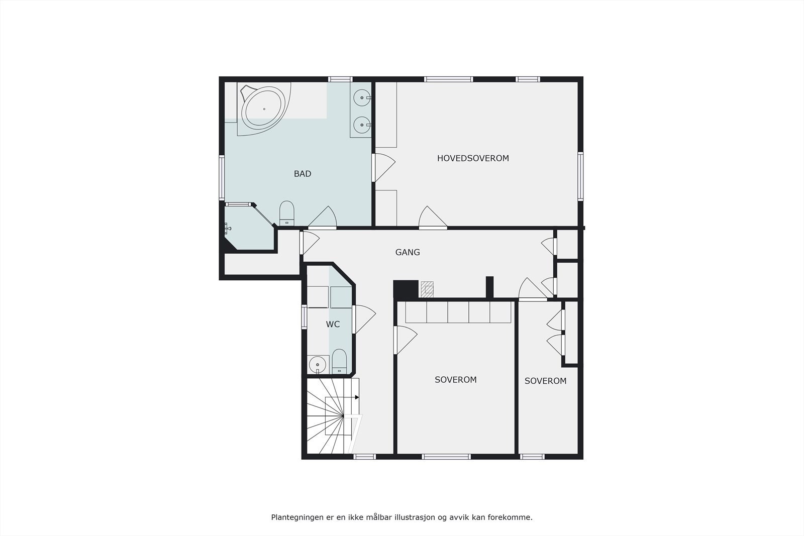 Plantegning Galleribilde