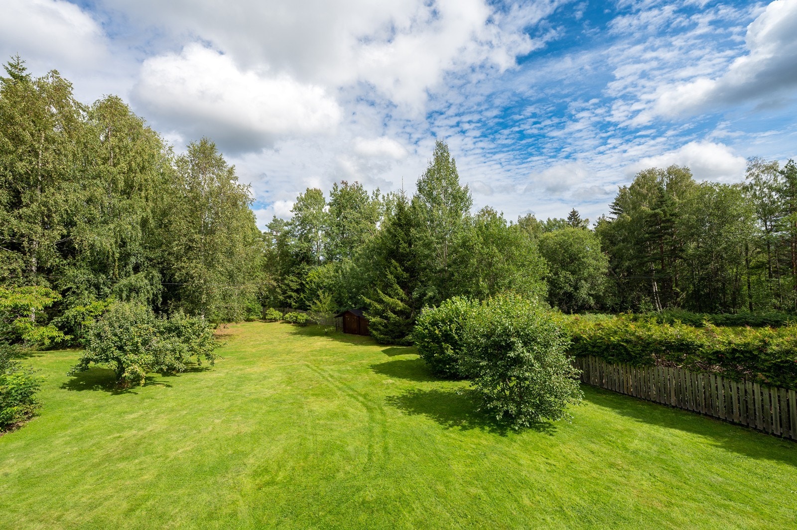 Hagen er super for lek og ballspill. Galleribilde