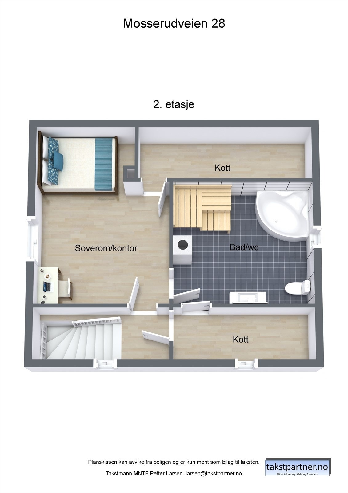 Plantegning 2.etasje. Galleribilde