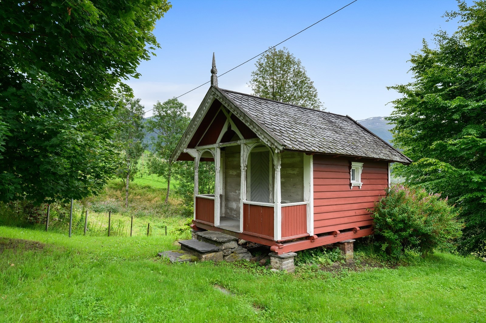 Eldre utebod på eiendommen Galleribilde