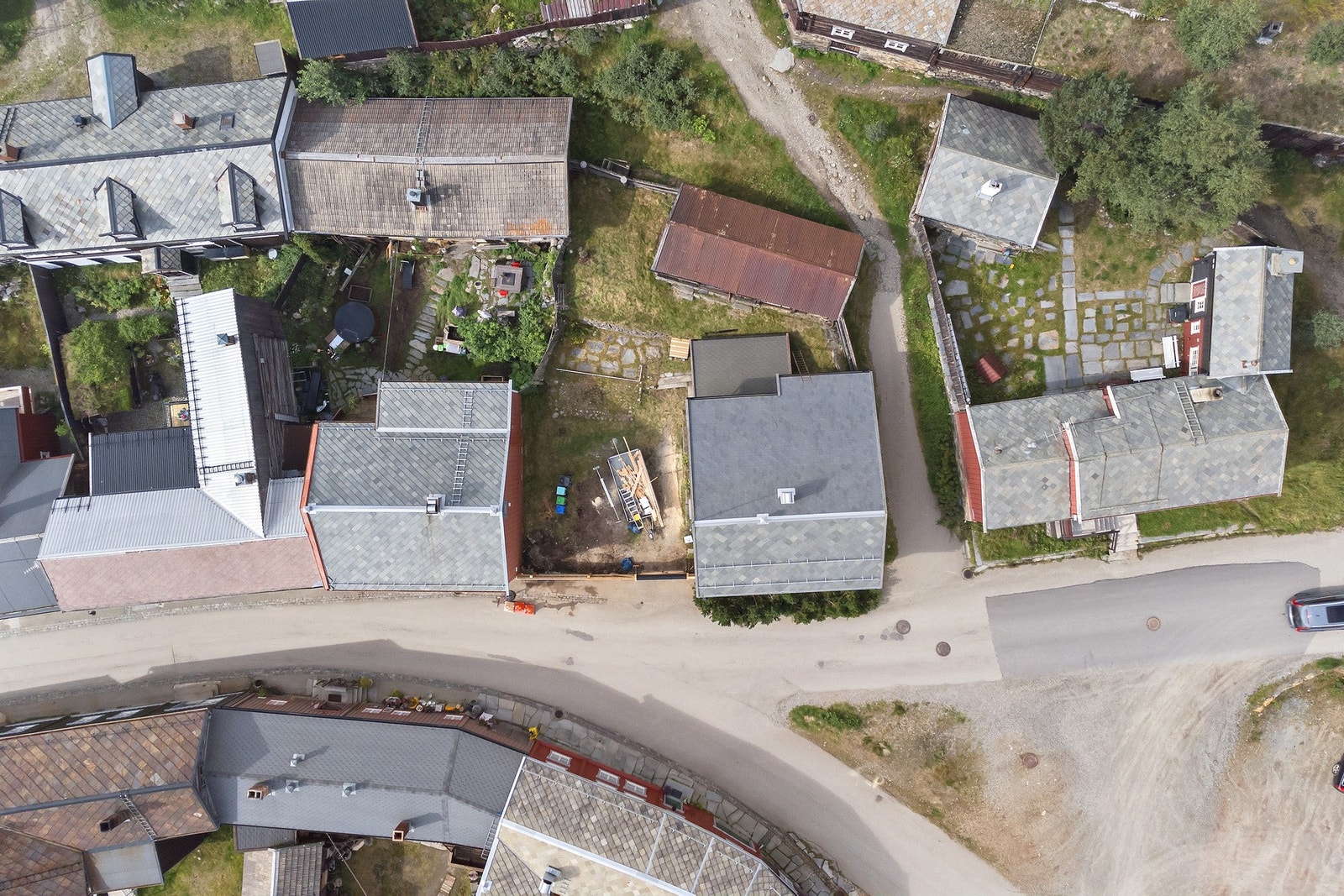Dronebilde Galleribilde