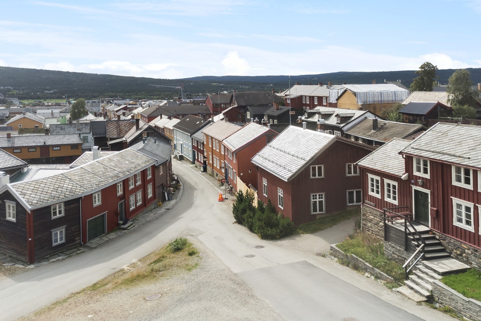 Dronebilde Galleribilde