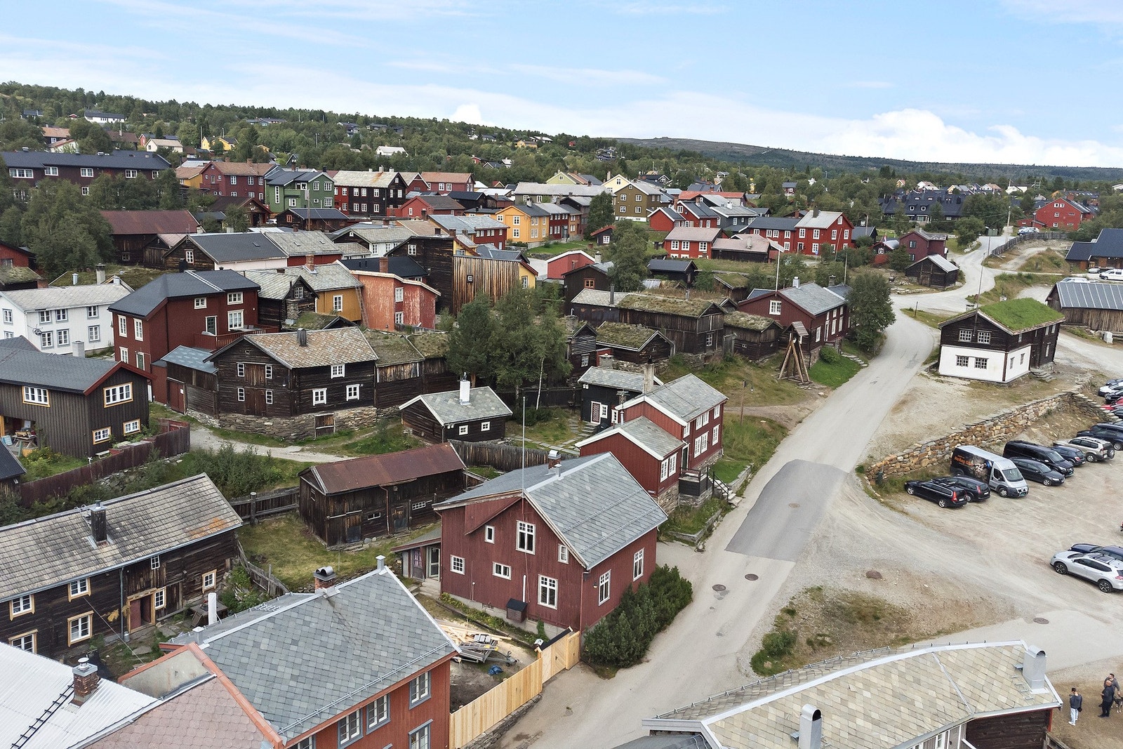 Dronebilde Galleribilde