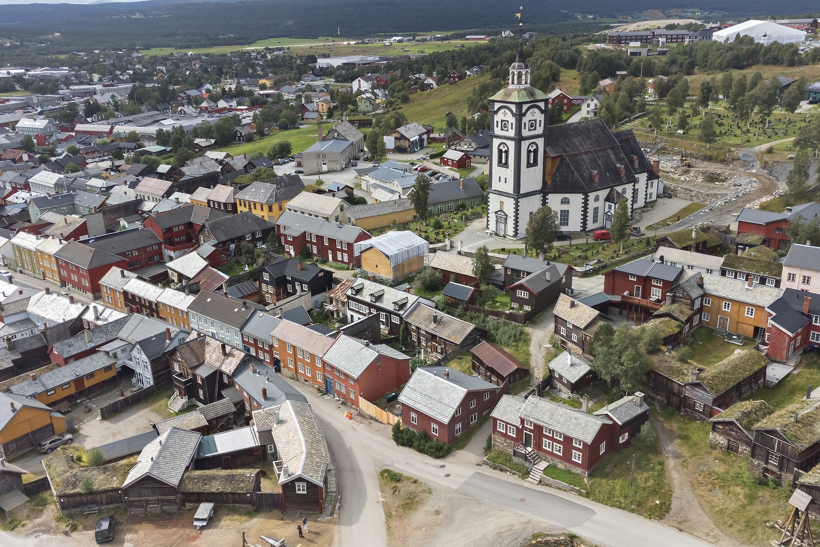 Dronebilde Galleribilde