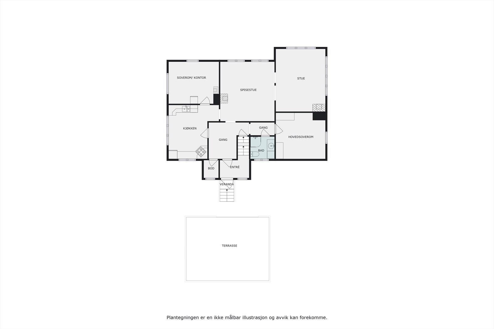 Plantegning Galleribilde