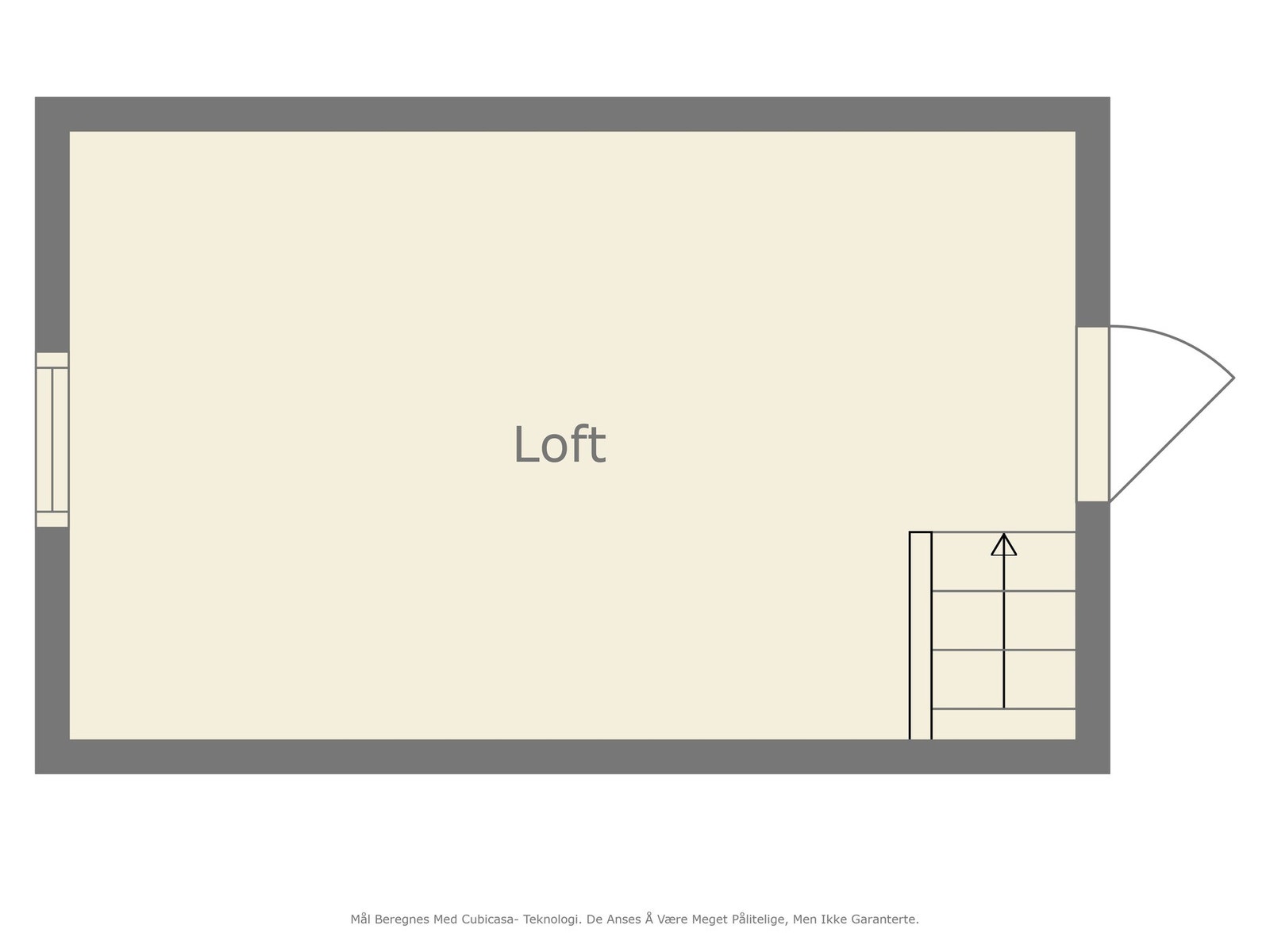 Plantegning loft Galleribilde