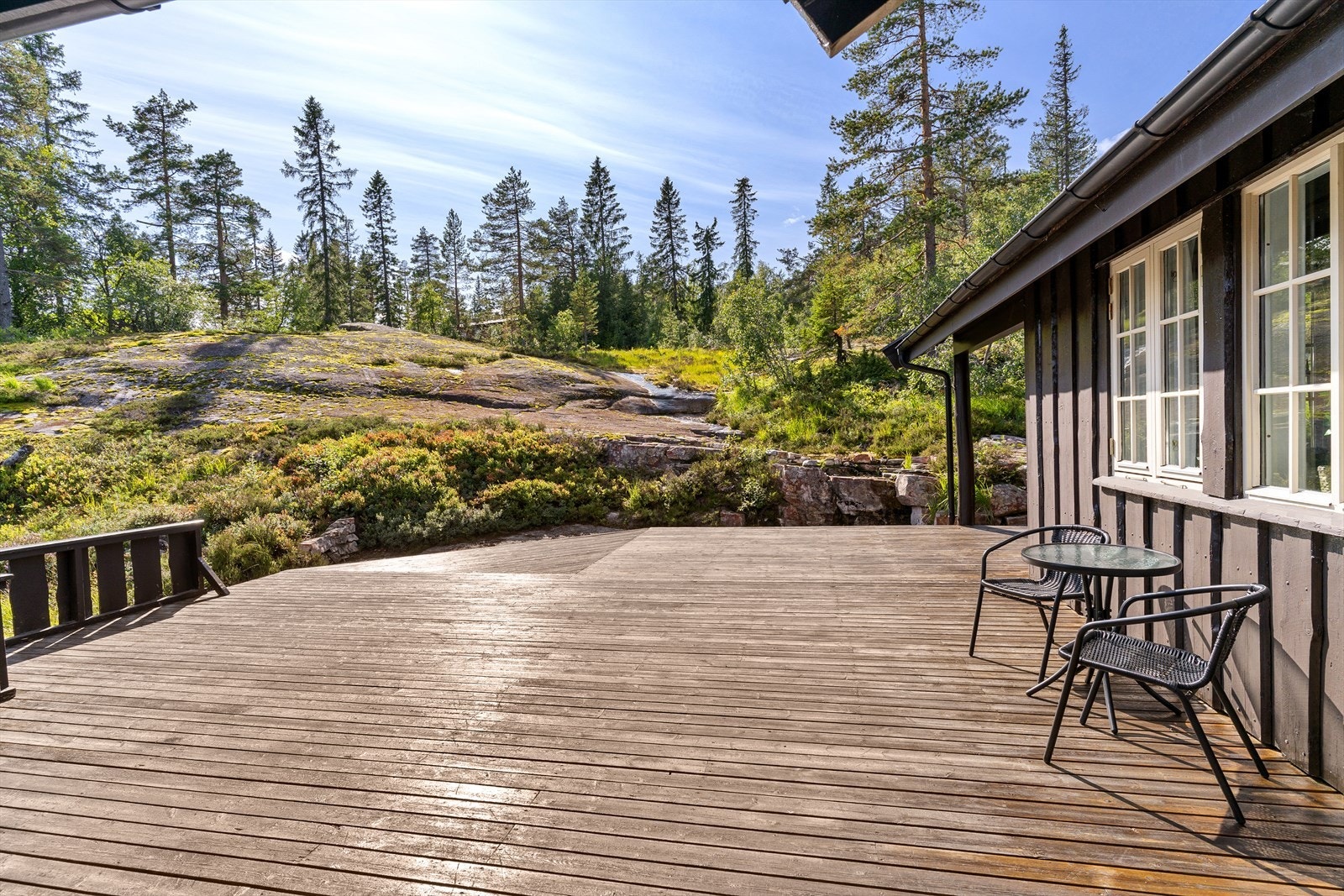 Flotte turområder året rundt, og egen liten akebakke på vinteren. Galleribilde