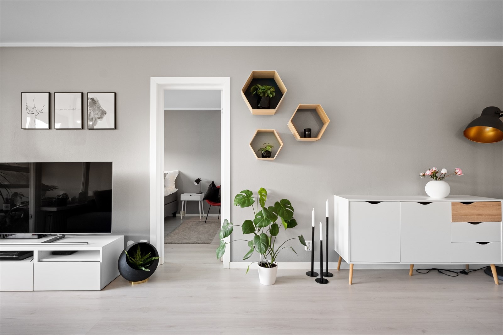 Fra stuen har du tilkomst til hovedsoverommet. Galleribilde