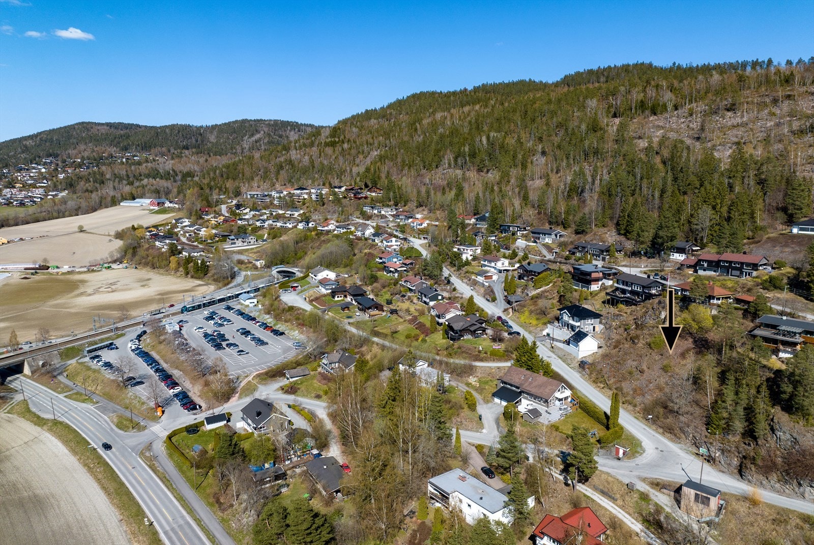 Landlig beliggenhet Galleribilde