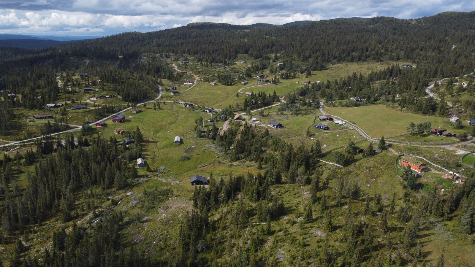Oversiktsbilde i fra tomteområdet Galleribilde