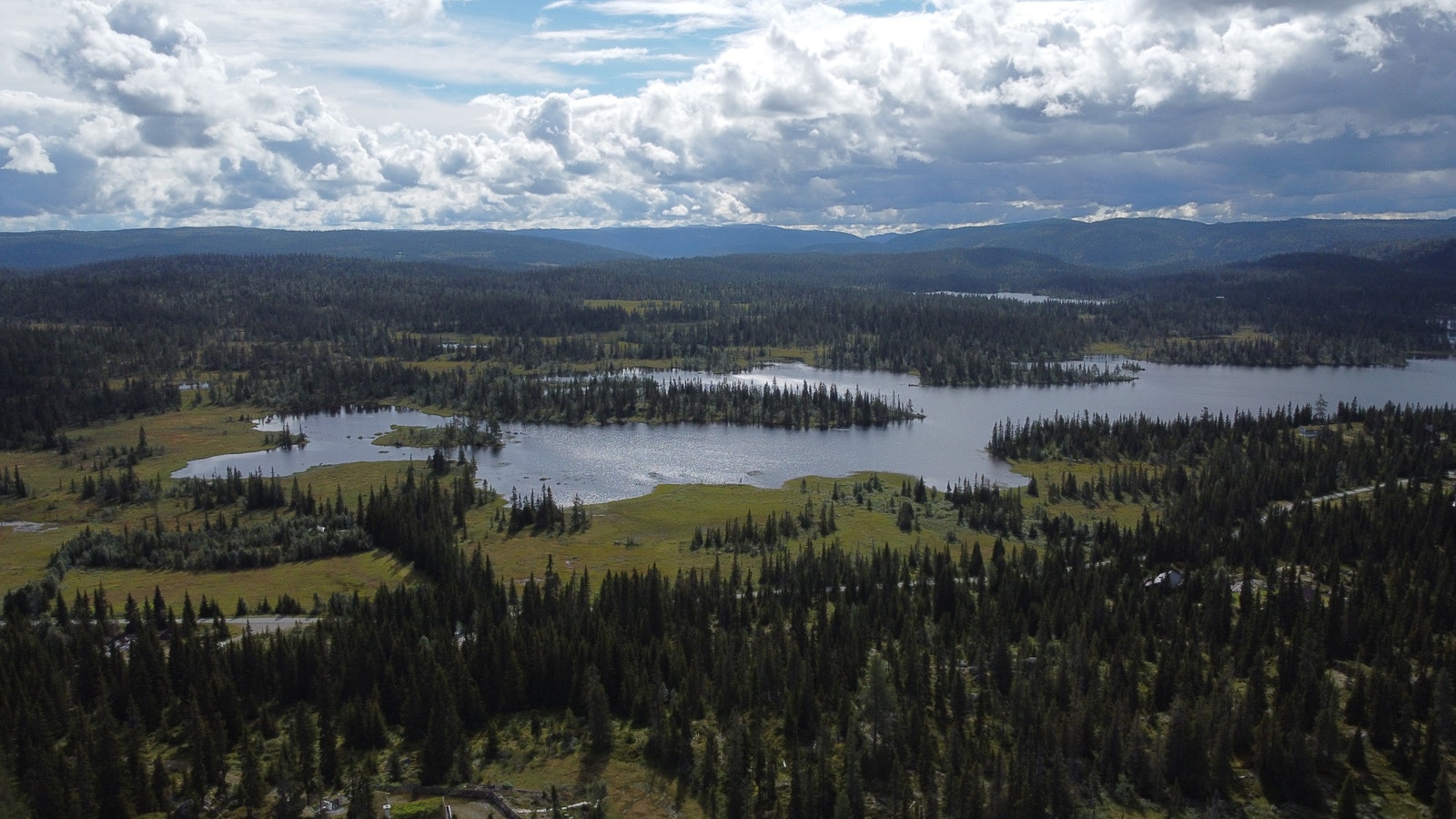 Oversiktsbilde i fra tomteområdet Galleribilde