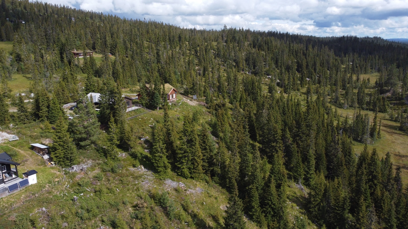 Oversiktsbilde i fra tomteområdet Galleribilde