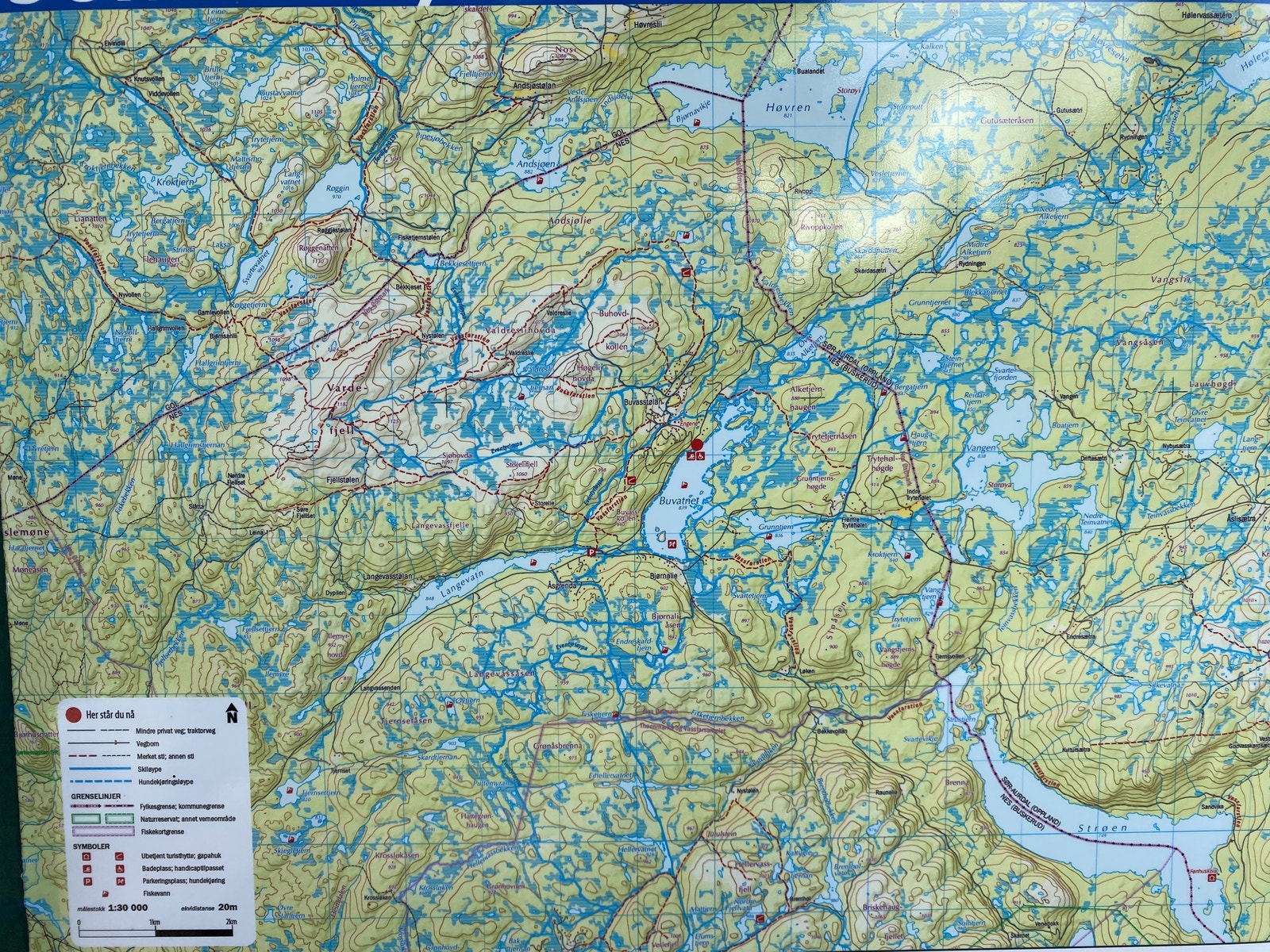 Oversiktskart Turløpyer Galleribilde