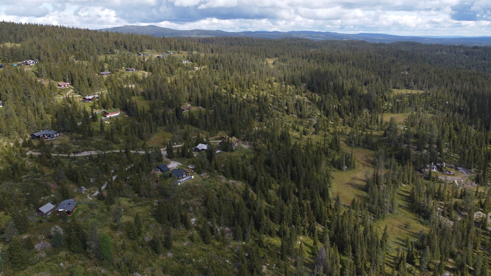 Oversiktsbilde i fra tomteområdet Galleribilde