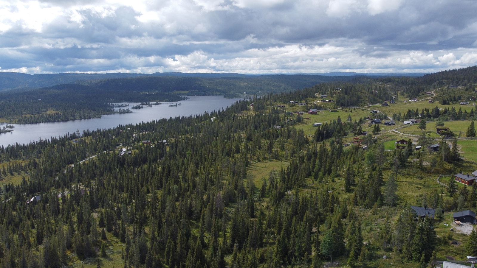 Oversiktsbilde i fra tomteområdet Galleribilde