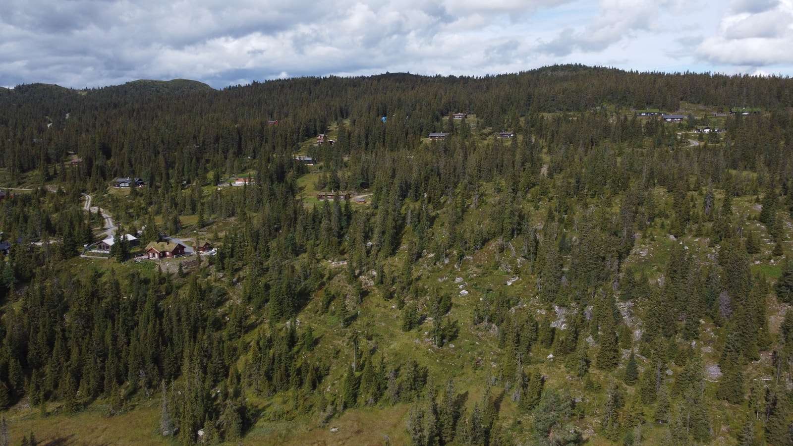 Oversiktsbilde i fra tomteområdet Galleribilde