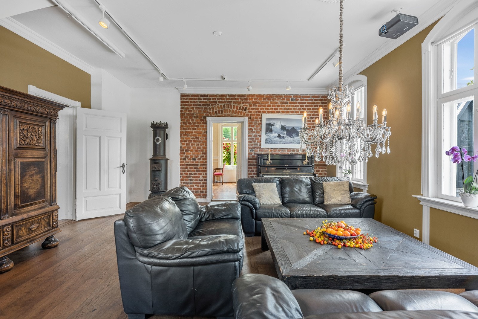 Gode innredningsmuligheter i stuen. Galleribilde