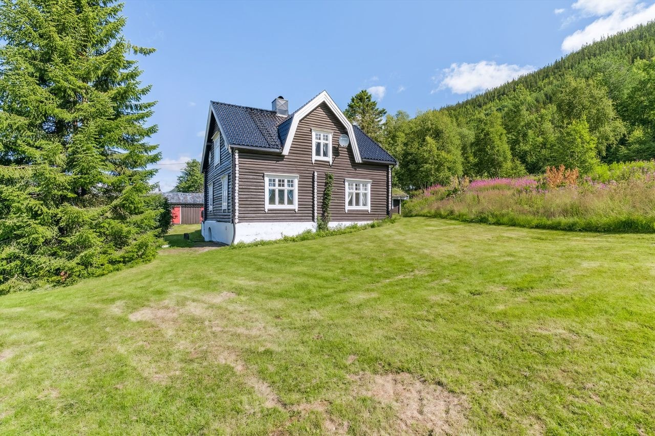 Boligen sett fra baksiden. Galleribilde