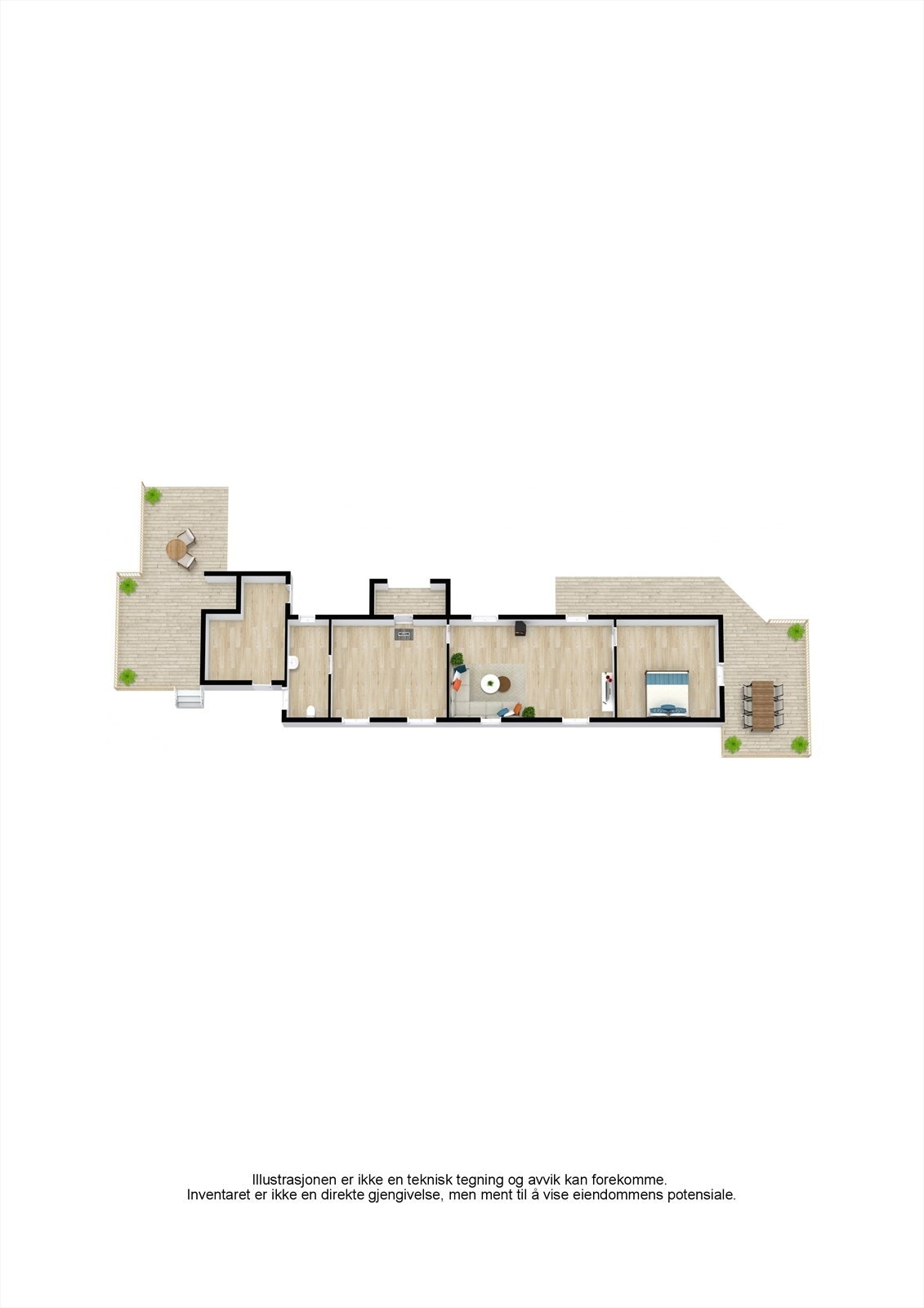 Plantegning uthus/anneks. Galleribilde