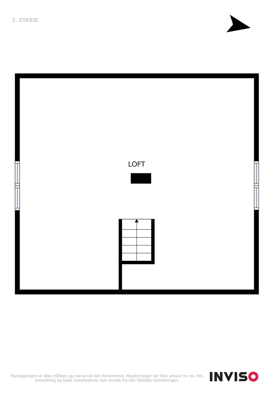 Plantegning 2. etasje Galleribilde
