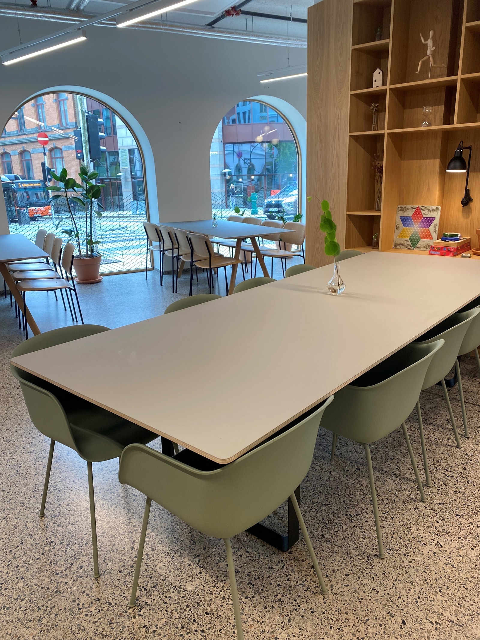 Spiseplasser og mingleområde Galleribilde