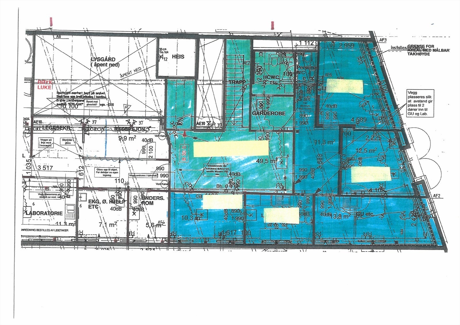 Arealskisse 4. etasje Galleribilde