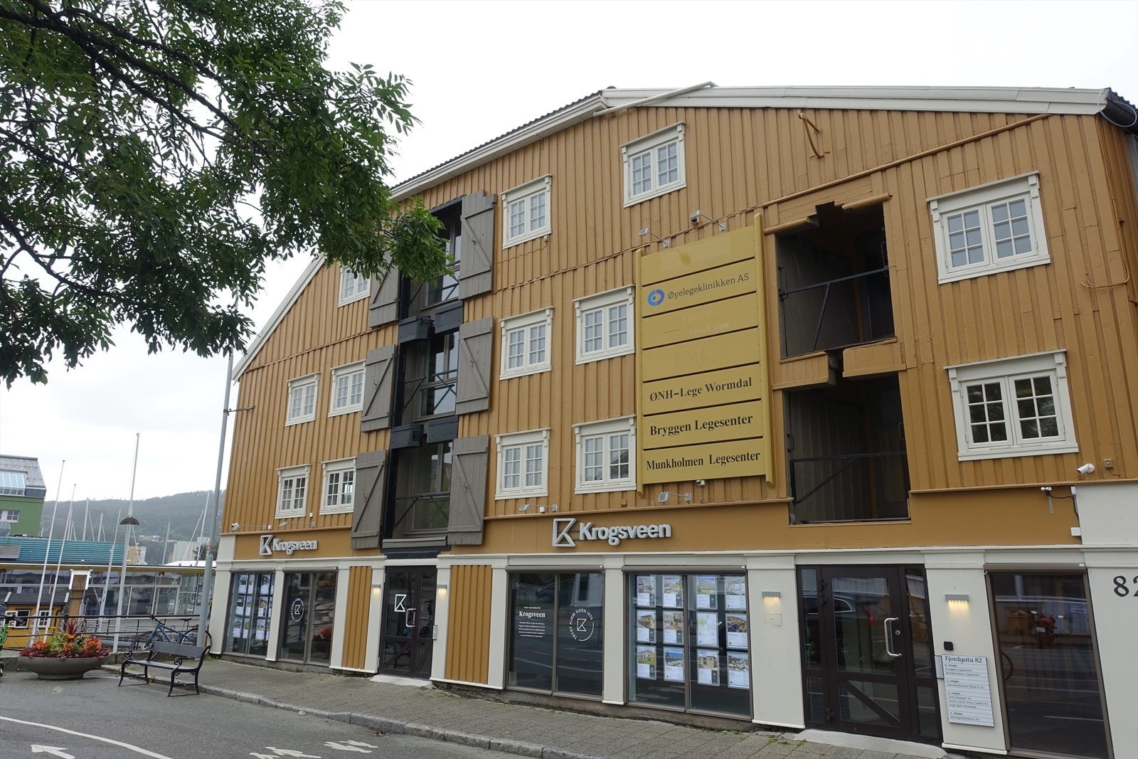 Fasade mot Fjordgata. Galleribilde