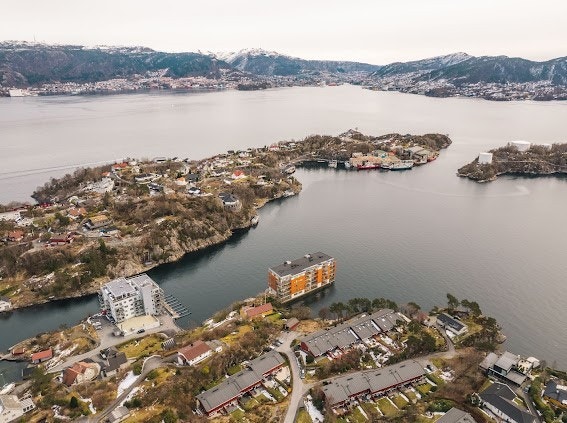 Illustrasjonsbilde - mot Bergen by. Galleribilde