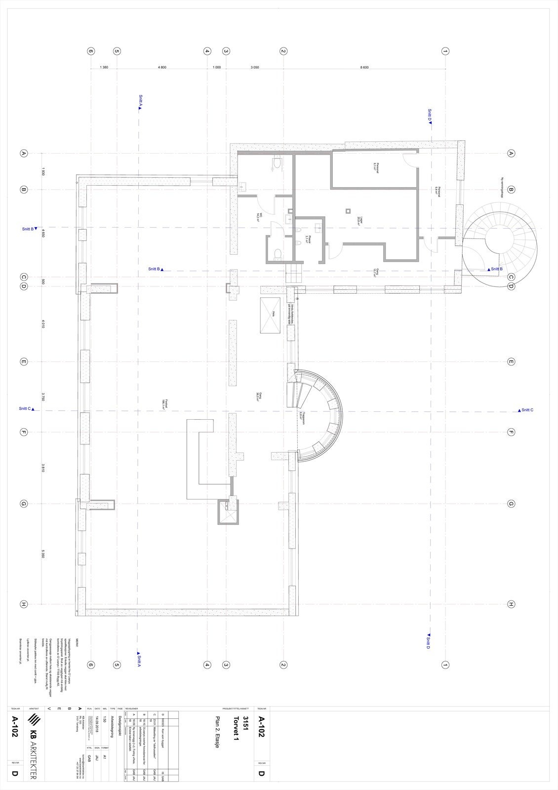 Plantegning 2. etg. Galleribilde