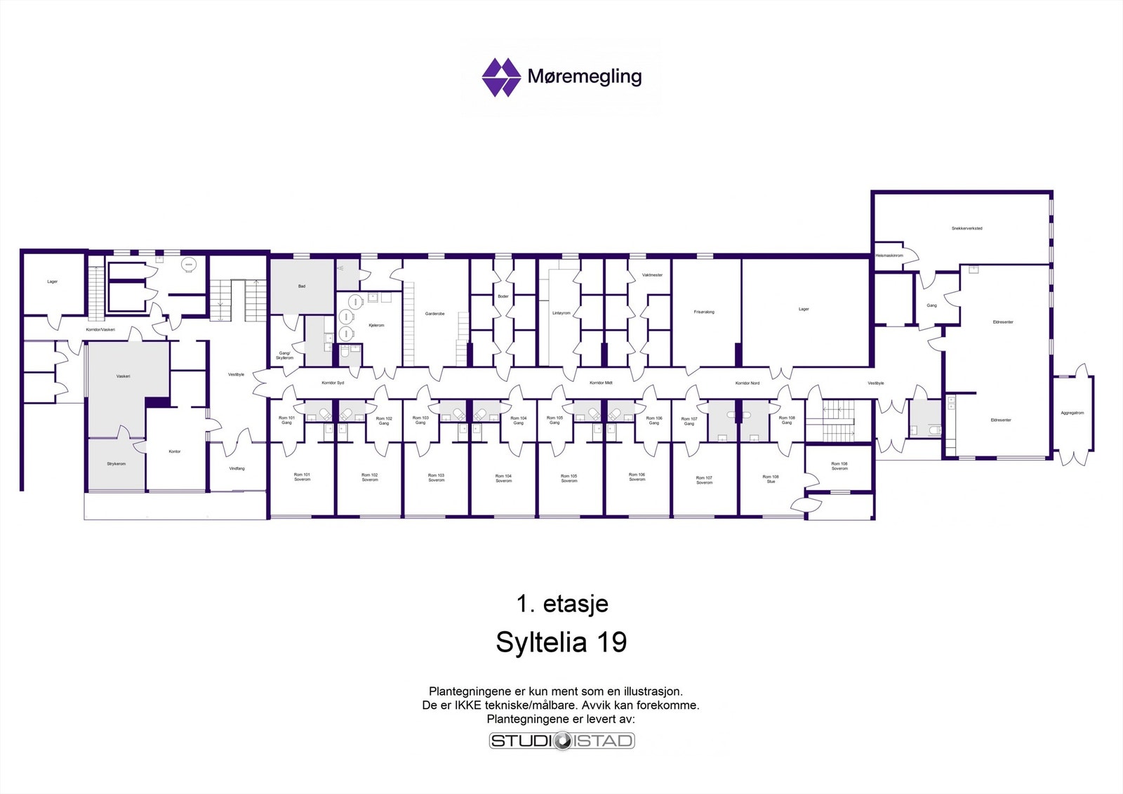 Plantegning - 1. etasje Galleribilde
