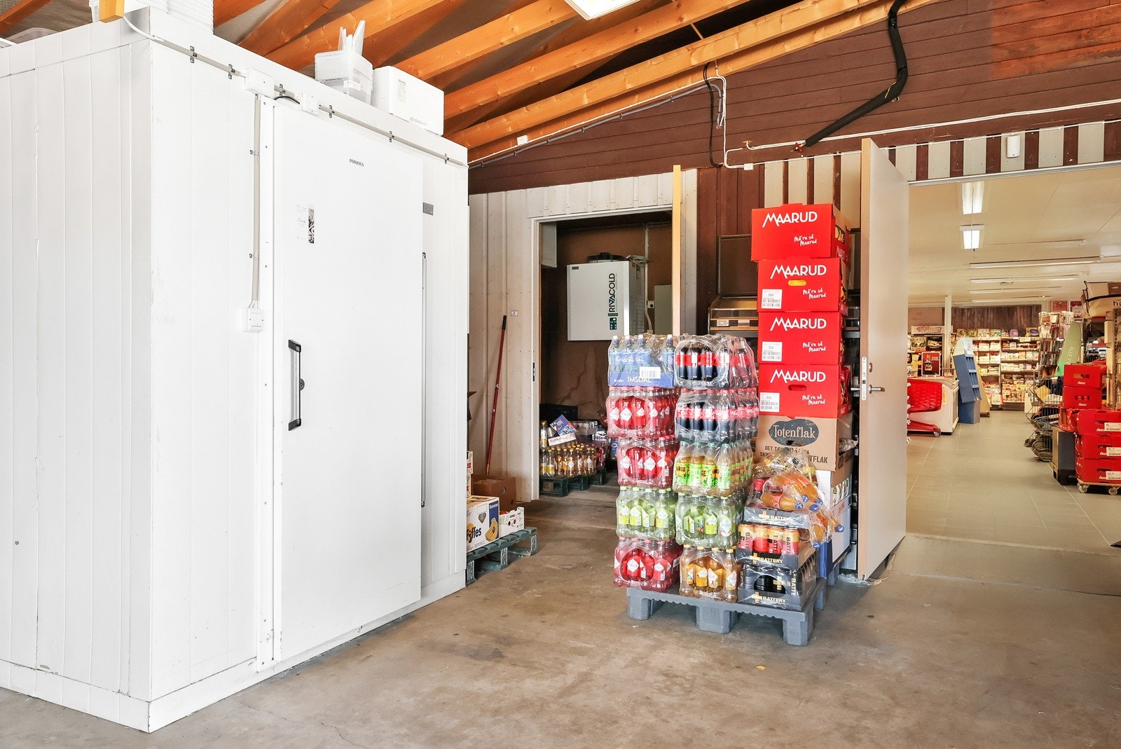 Lager med frysrom og kjølerom Galleribilde