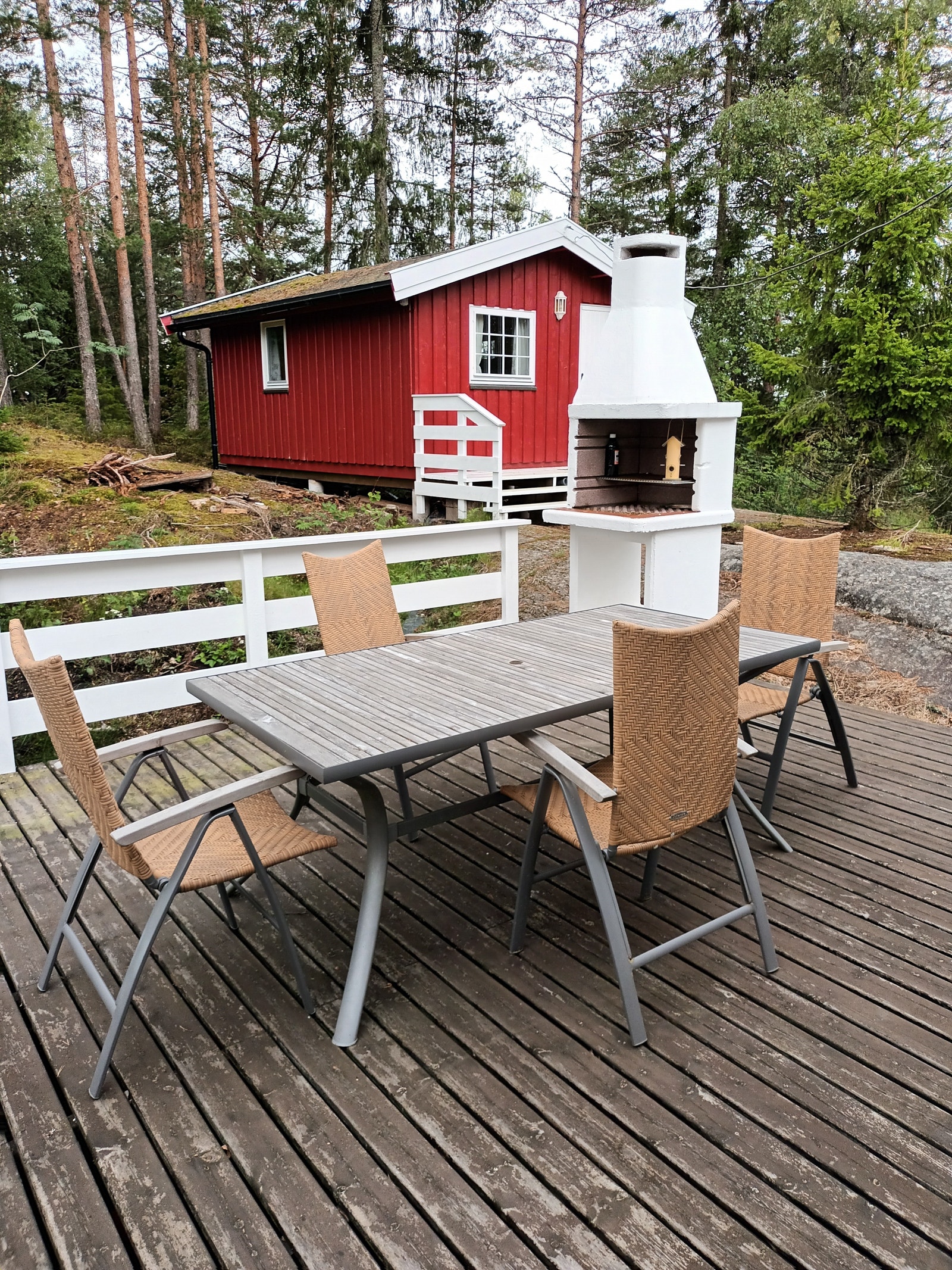 Koselig uteplass Galleribilde