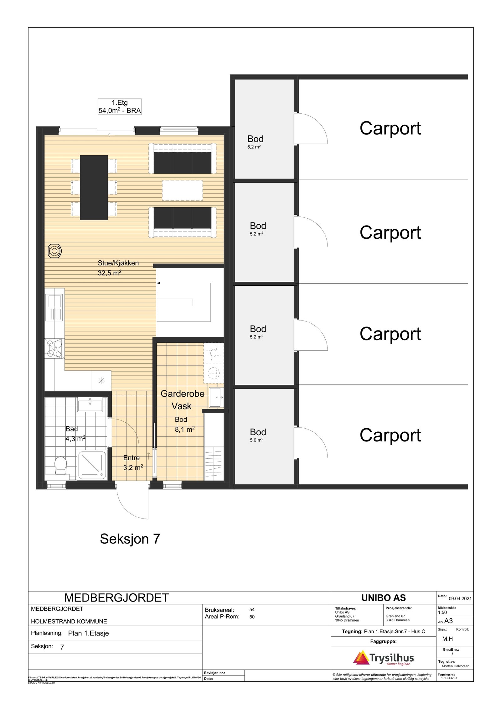 1. etasje seksjon 7 Galleribilde