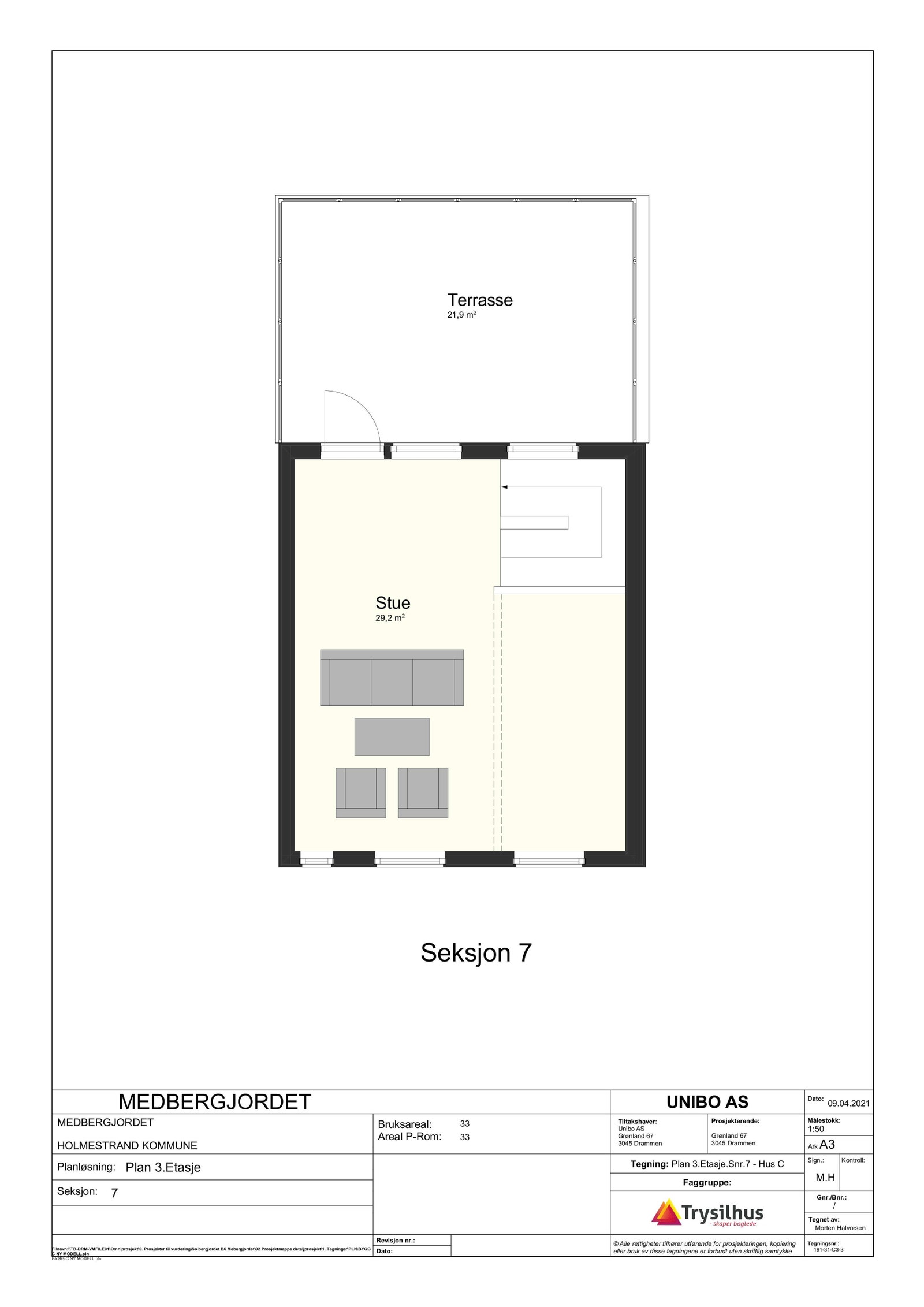 3. etasje seksjon 7 Galleribilde