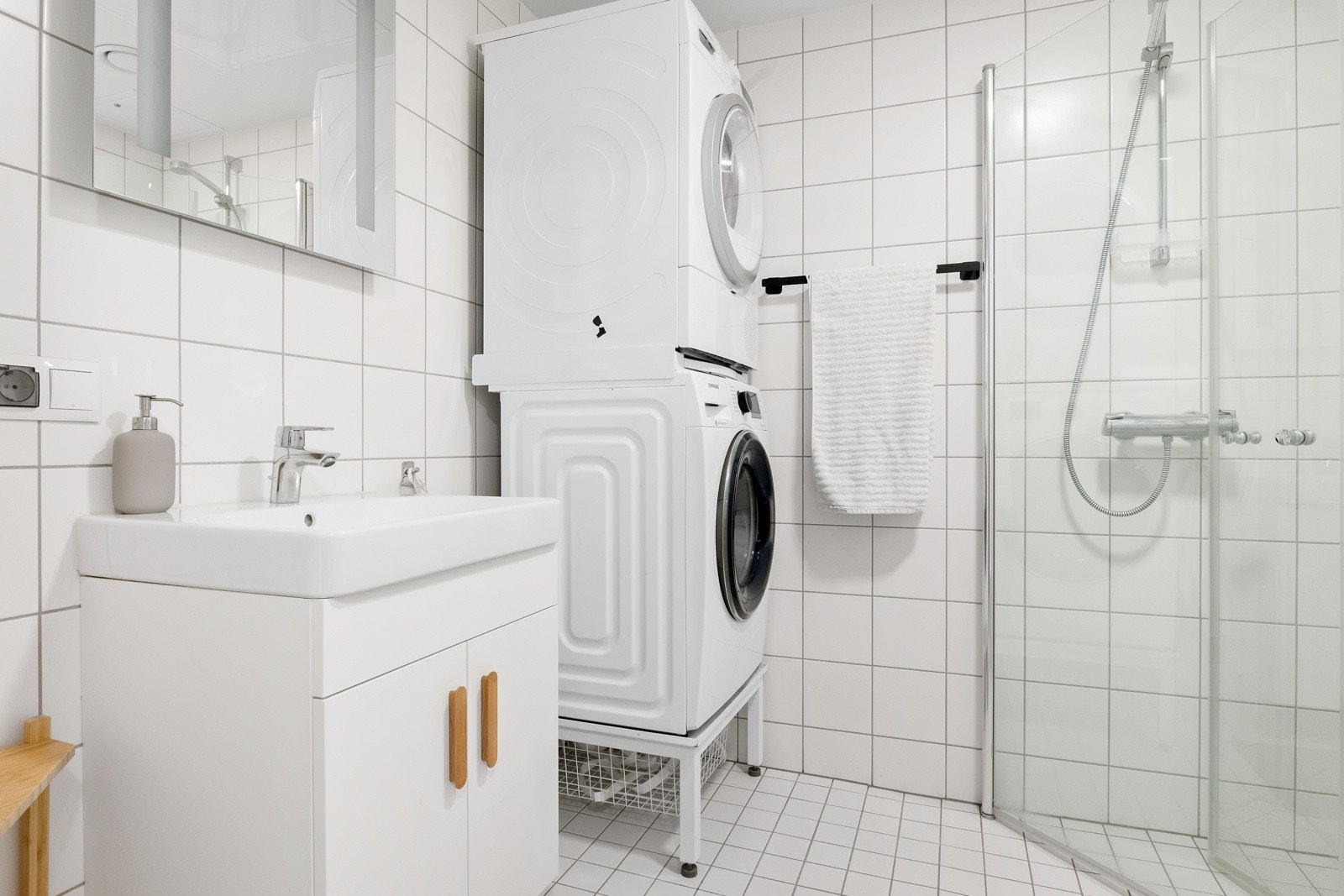 Badplass til egen vaskesøyle Galleribilde