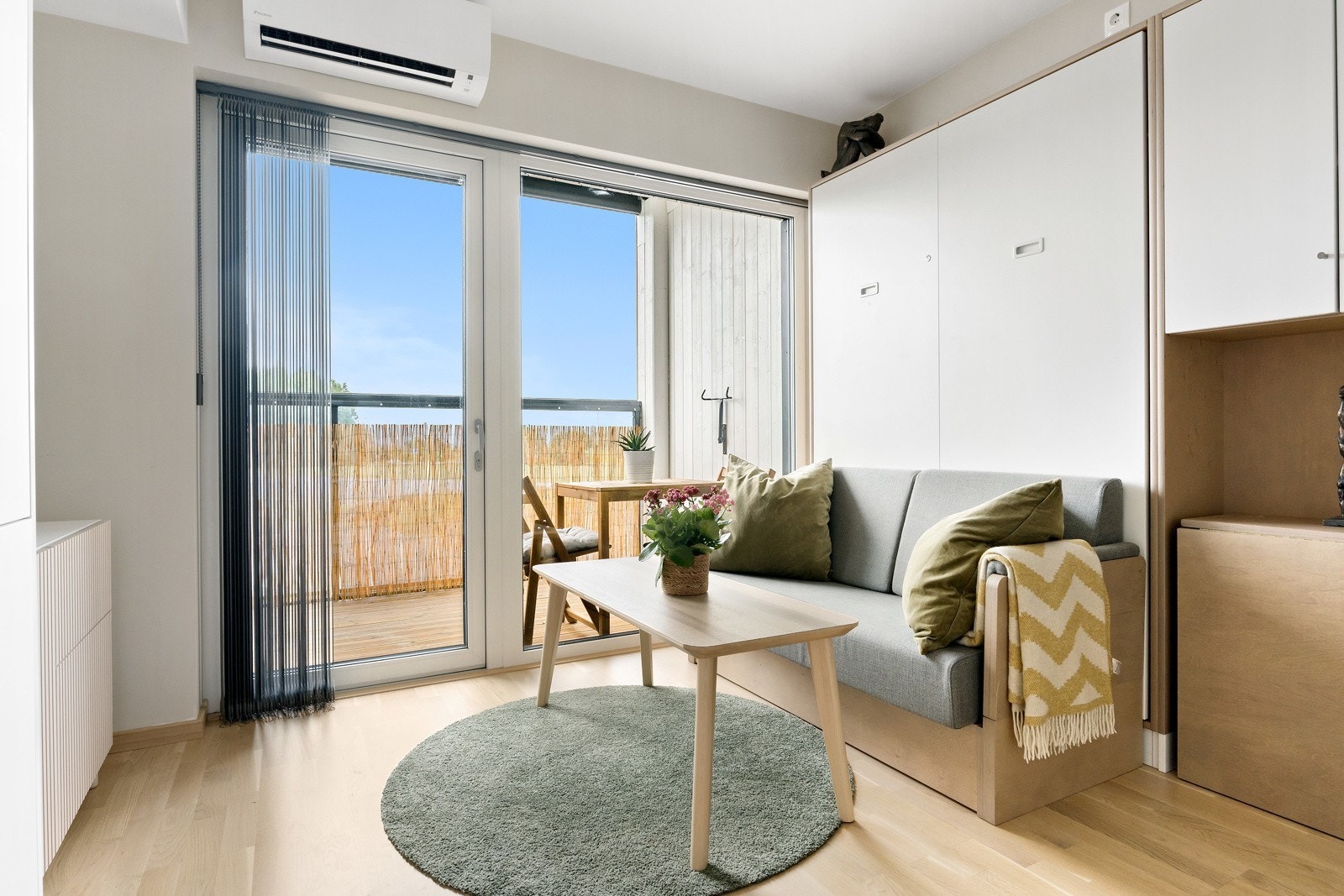 Smart skap/Sengeløsning i stuen (inkludert) Galleribilde