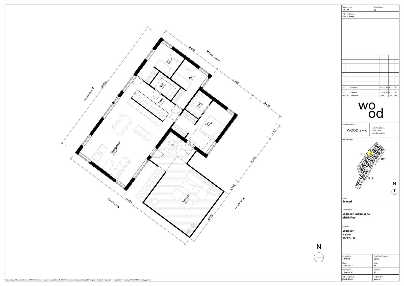 A20-02 Plan 2. Etasje.jpg Galleribilde