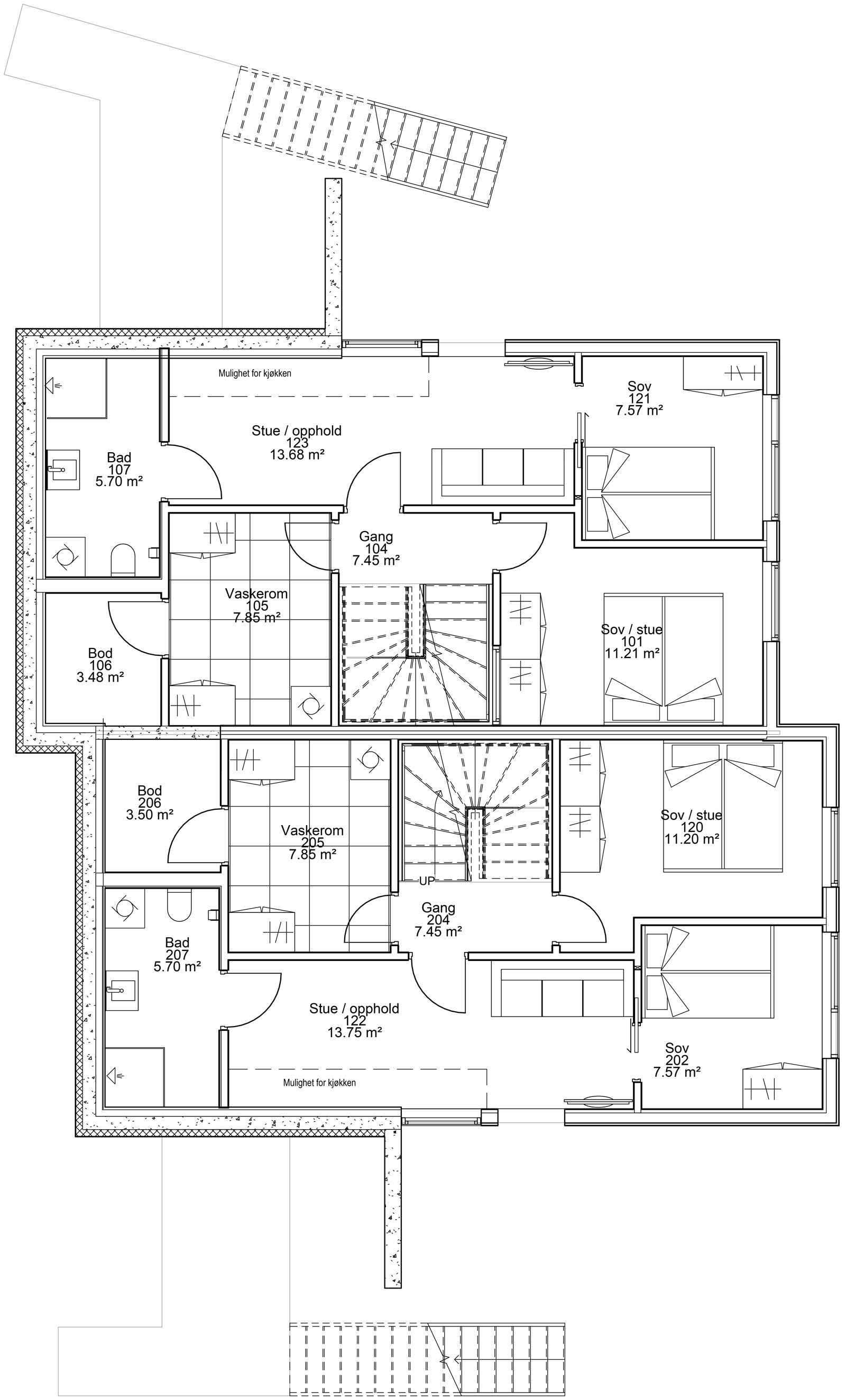 Plan U02 (nederste plan) Galleribilde