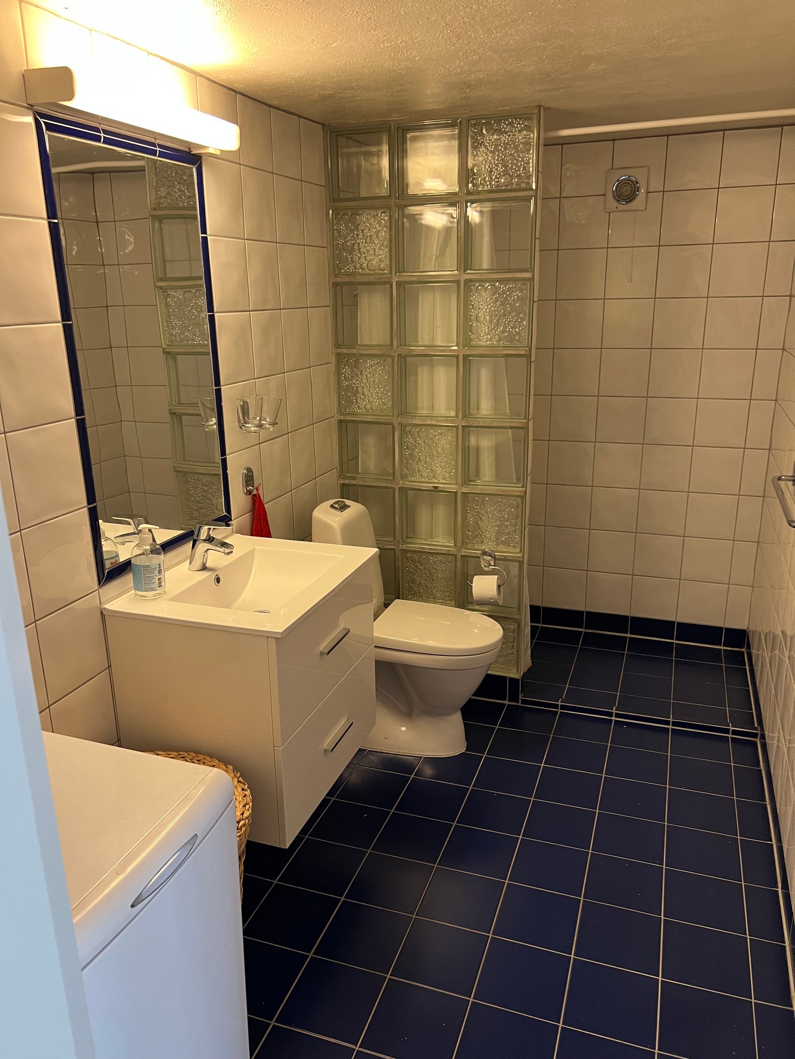 Bad med vaskemaskin Galleribilde