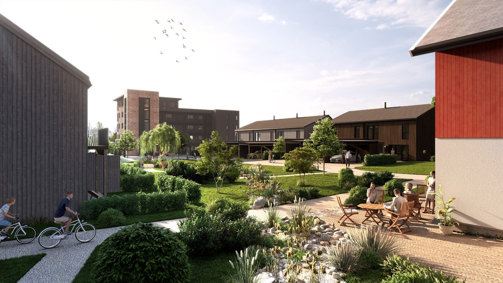 Allerede nå kan du sikre deg et splitter nytt rekkehus ved Bugården klart for innflytning 2-3 kvartal-2025! Galleribilde