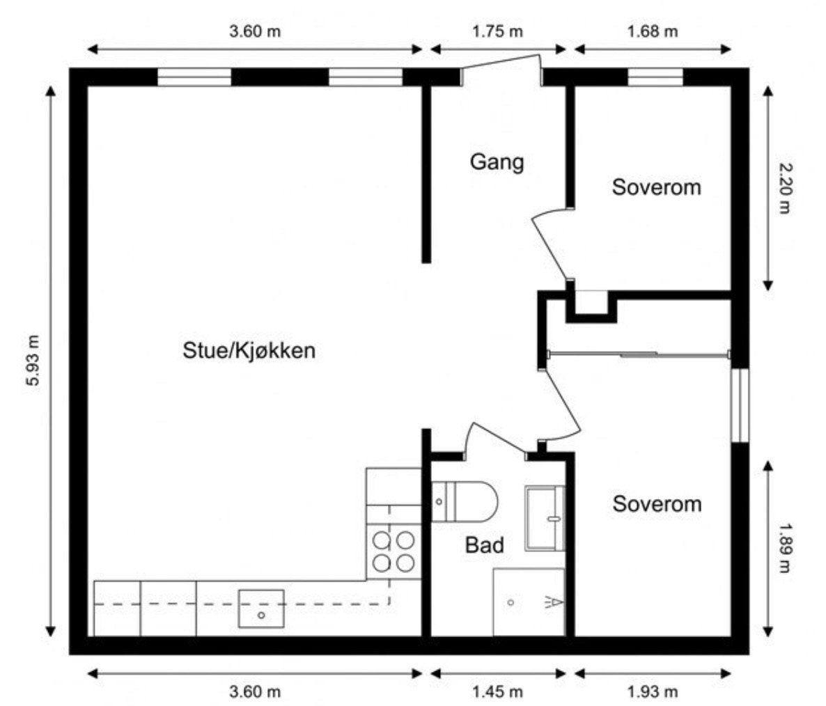 Rominndeling Galleribilde