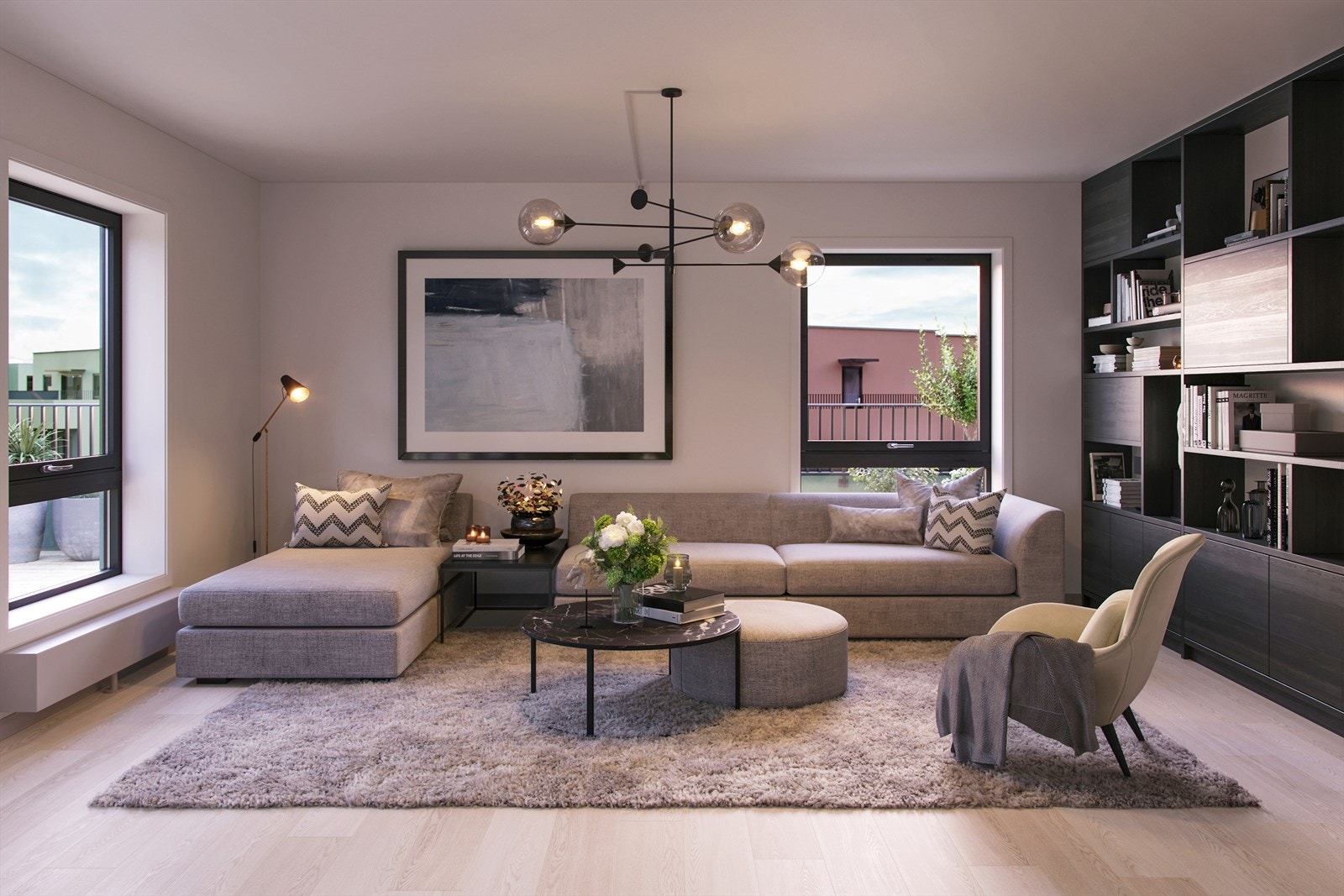 Illustrasjonene kan være avvikende og er ment som en illustrasjon fra en ferdigstilt leilighet. Galleribilde