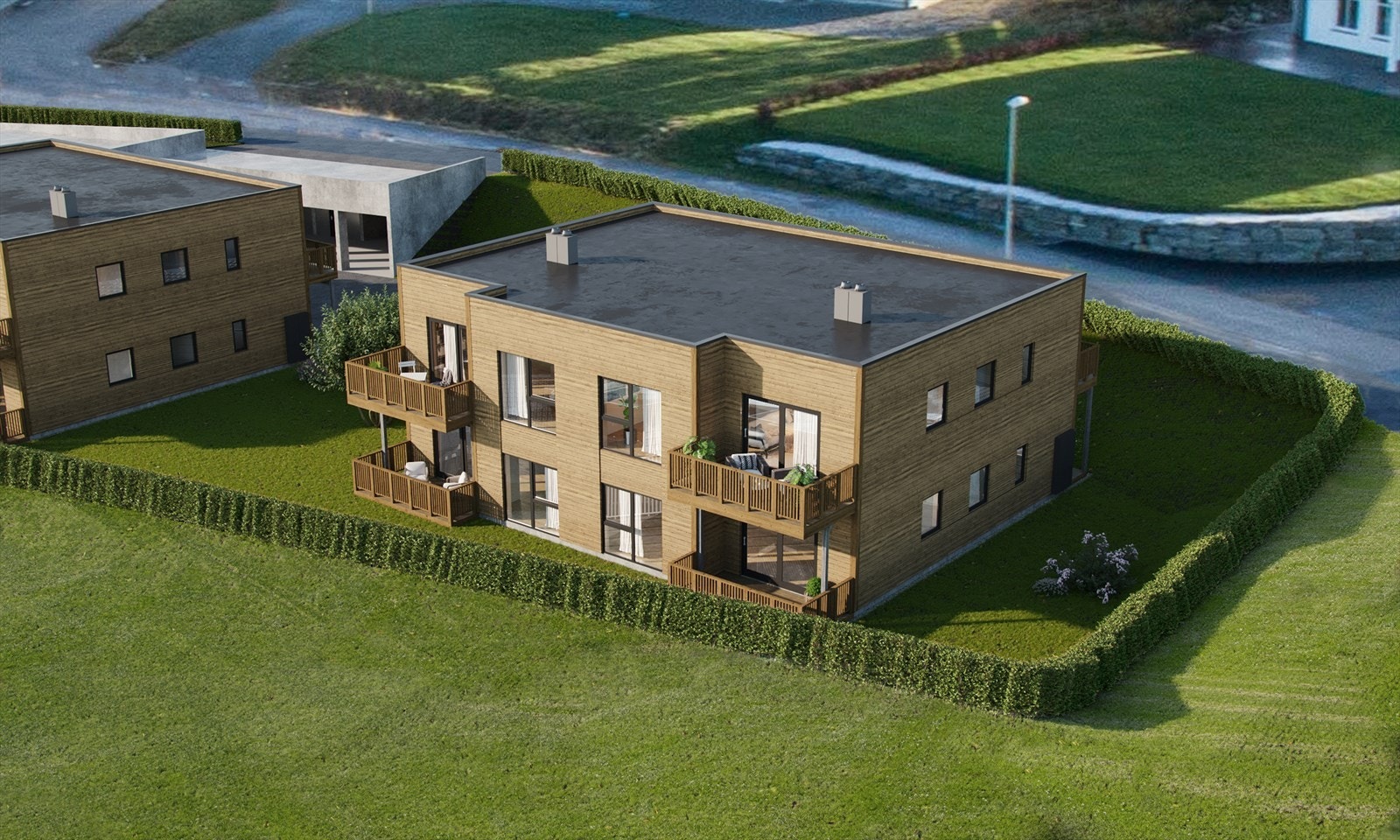 Velkommen til Åkervikhauan 39- et splitter nytt boligprosjekt på Dyrvik. Bildet er en illustrasjon, og avvik vil forekomme..jpg Galleribilde