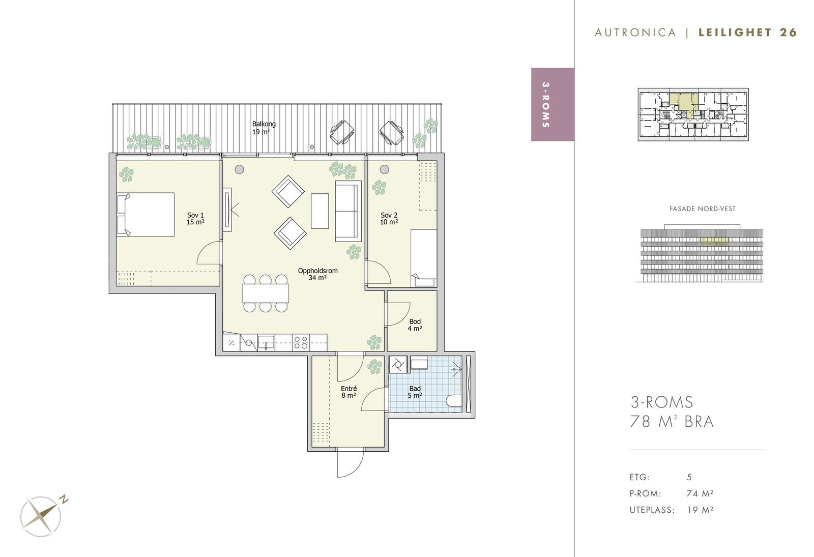 Planskisse. Galleribilde