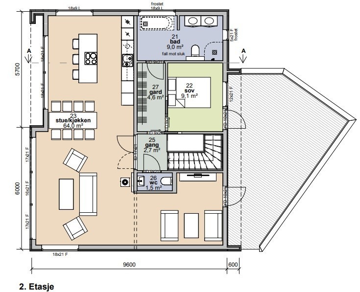 2. etasje Galleribilde