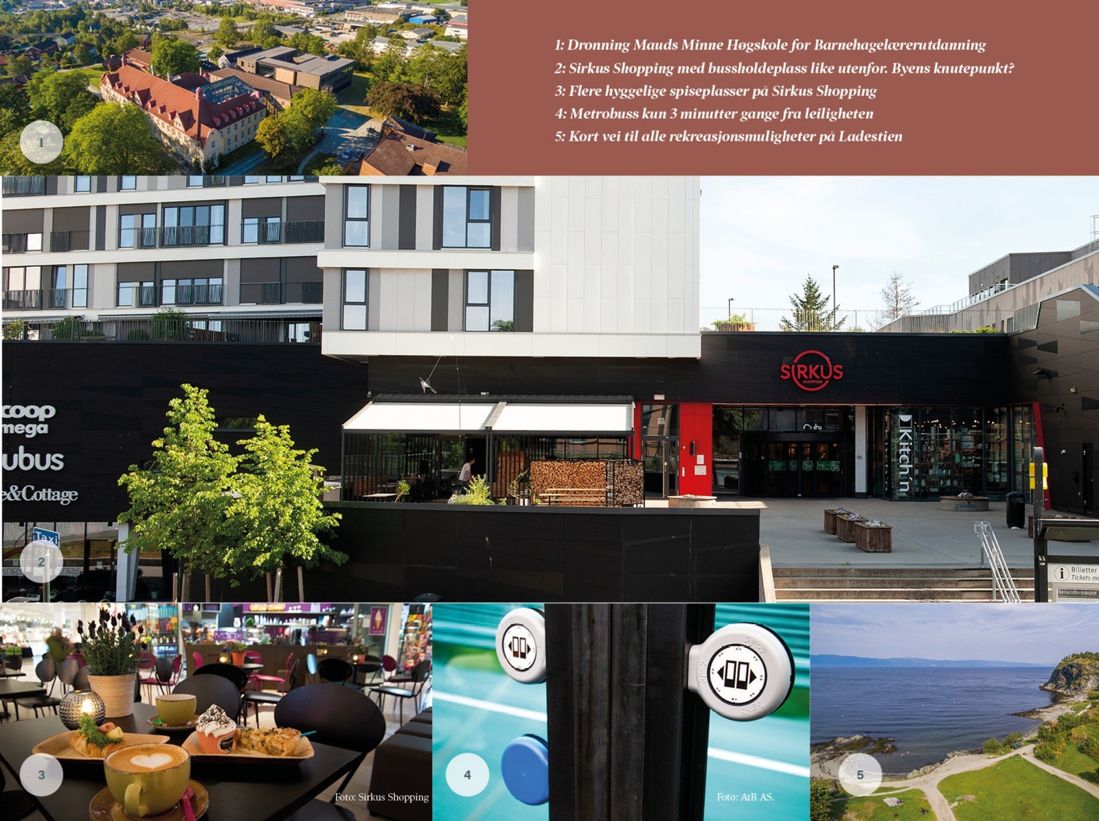 Prosjektet med sin ypperlige beliggenhet - sett fra øst. Illustrasjon. Galleribilde