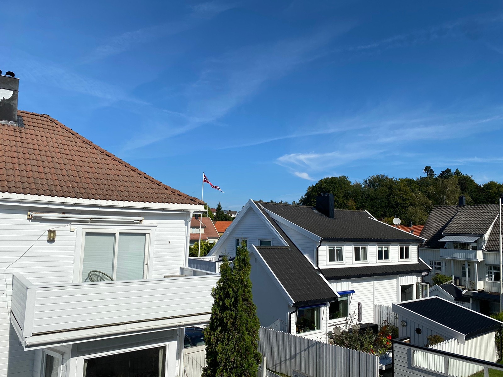 Veranda med sol Galleribilde